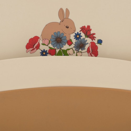 Konges Sløjd, haklapp i silikon 2-pack, Bunny Tokki