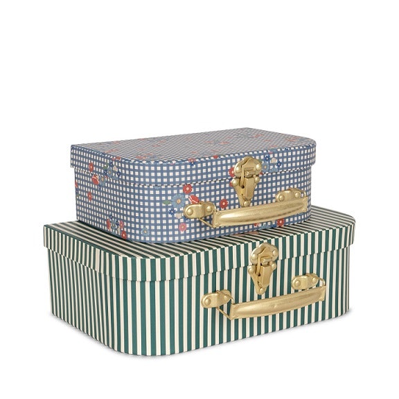 Konges Sløjd, storage boxes Bunny Tokki/Blossom Check 