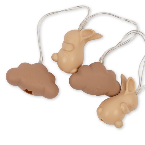 Konges Sløjd, ljusslinga Bunny & Cloud, blush