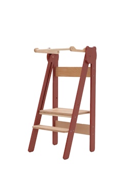 Hjälpa till pall hopfällbar, terracota red