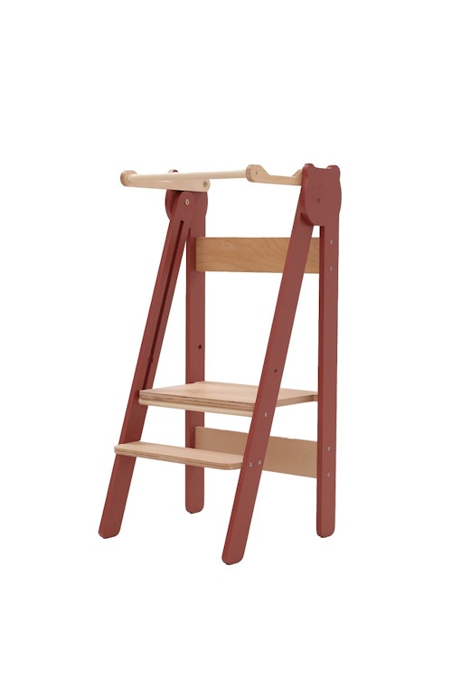 Kitchen helper foldable, terracotta red