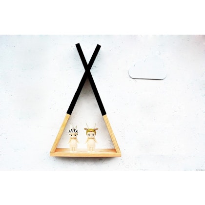 Tipi shelf, black