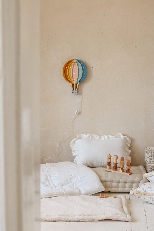 Little Lights, Night lamp for the children's room, Hot Air Balloon Retro rainbow 