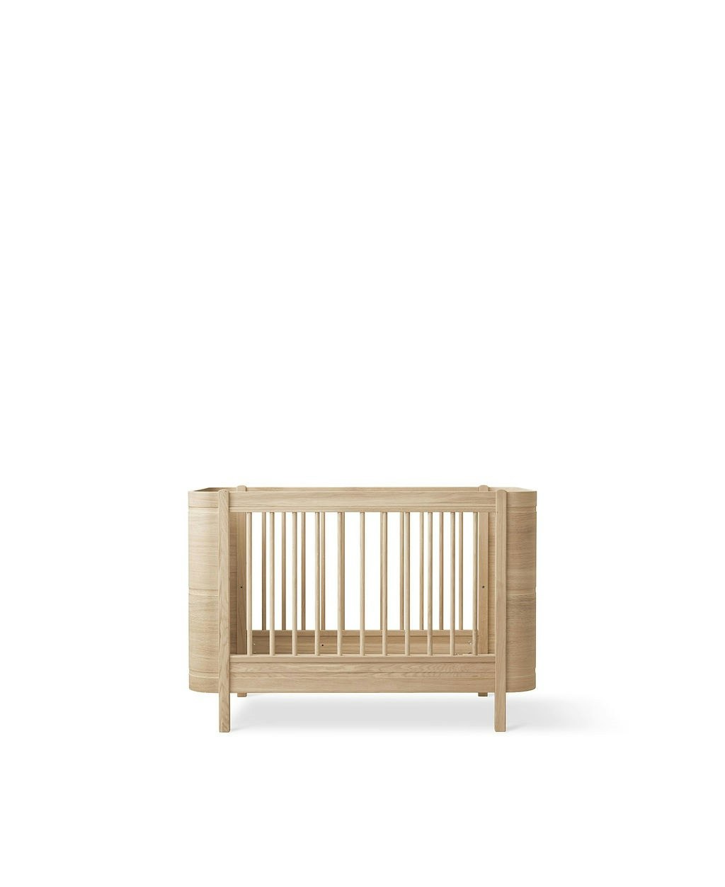 Oliver Furniture, spjälsäng/växasäng Mini+, ek 