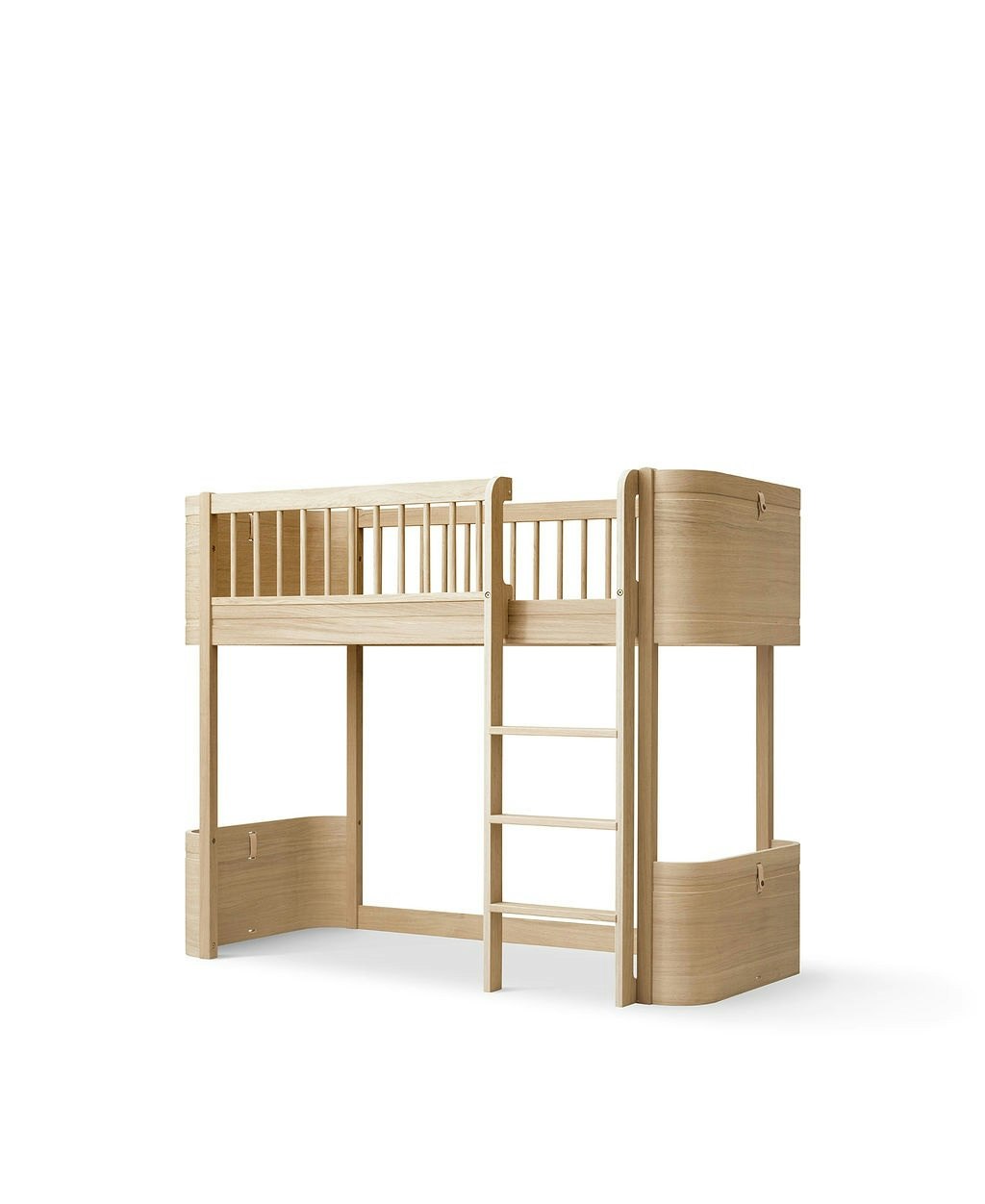 Oliver Furniture, loft bed Mini+, oak 