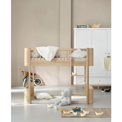 Oliver Furniture, loft bed Mini+, oak