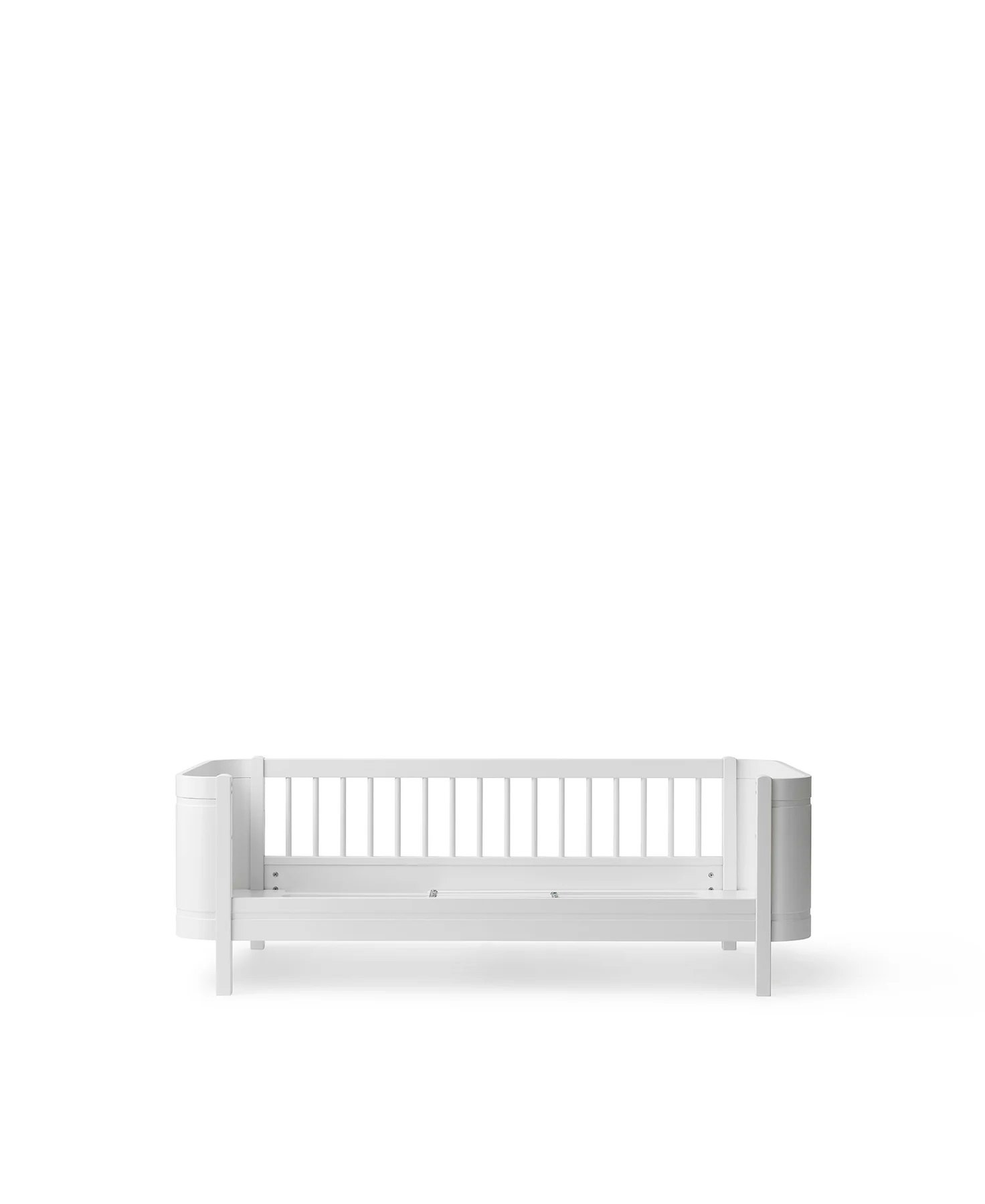 Oliver Furniture, spjälsäng/växasäng Mini+, vit 