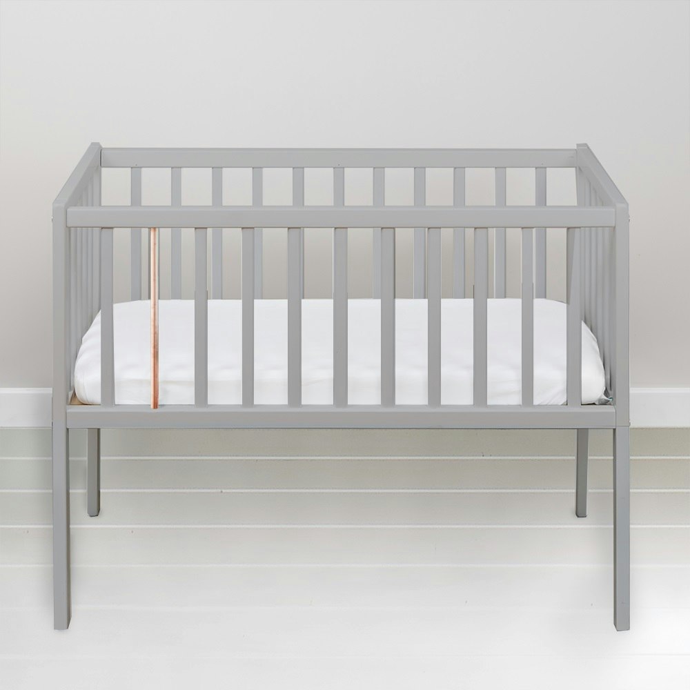 Crib bedside crib Starry Night, grey 