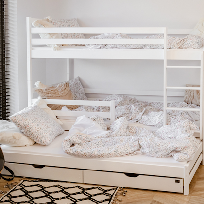 Bunk bed with three beds Love
