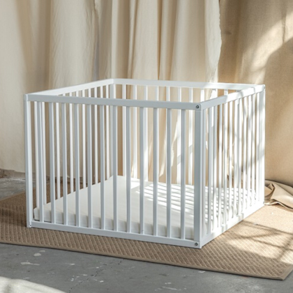 Playpen for the children's room, white