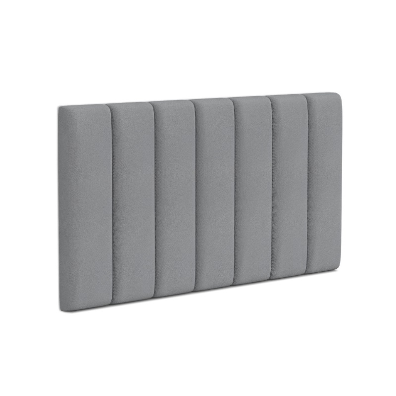 Velourklädda väggpaneler, grå (olika mått) 