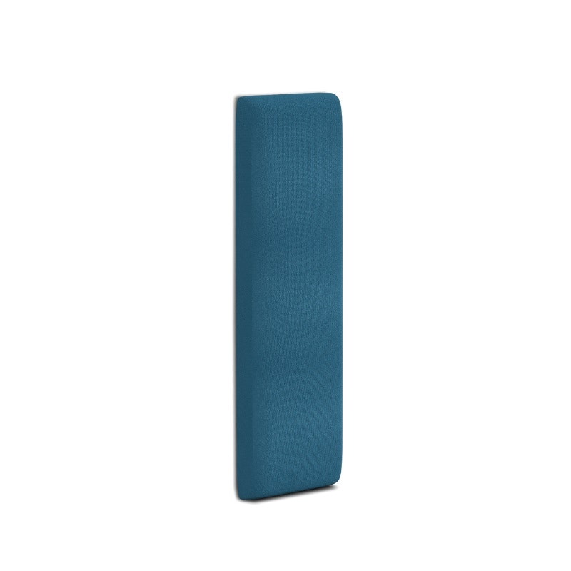 Velour covered wall panels, blue (different sizes) 