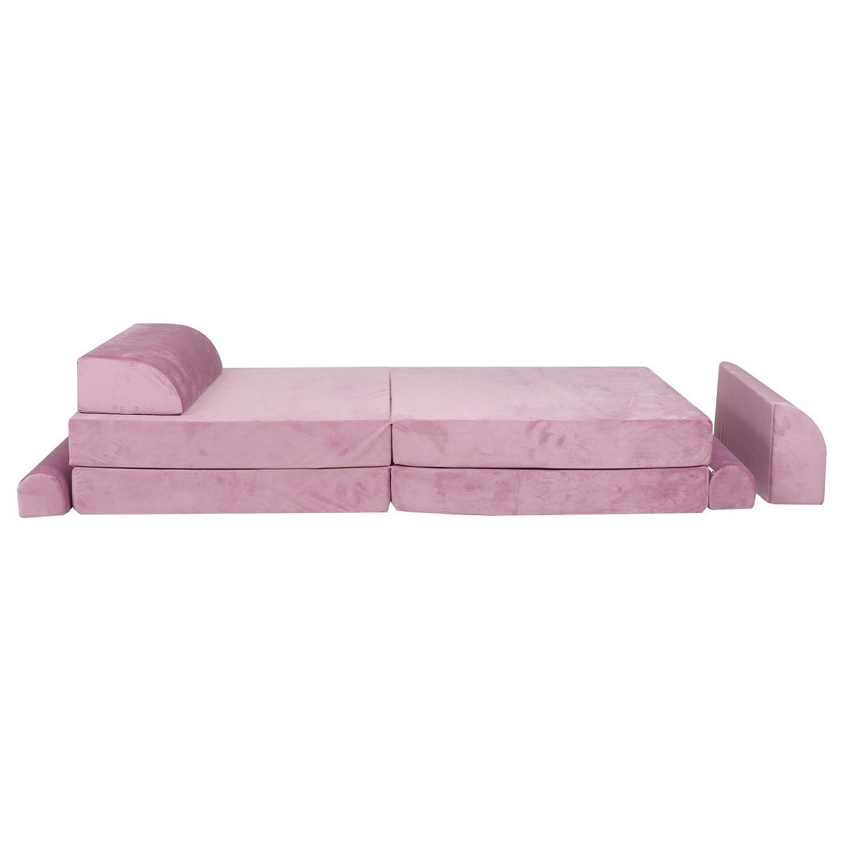 Meow, Buildable children's sofa armchair mattress, pink 