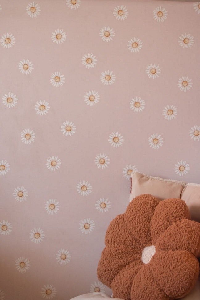 Dekorillo, wallpaper Little Daisy Pink 