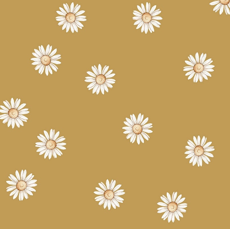 Dekorillo, wallpaper Little Daisy Yellow 