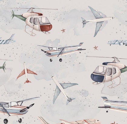 Dekorillo, wallpaper Planes and helicopters