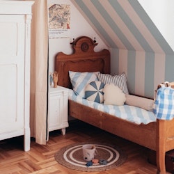 Dekornik, tapet Retro Stripes Blue
