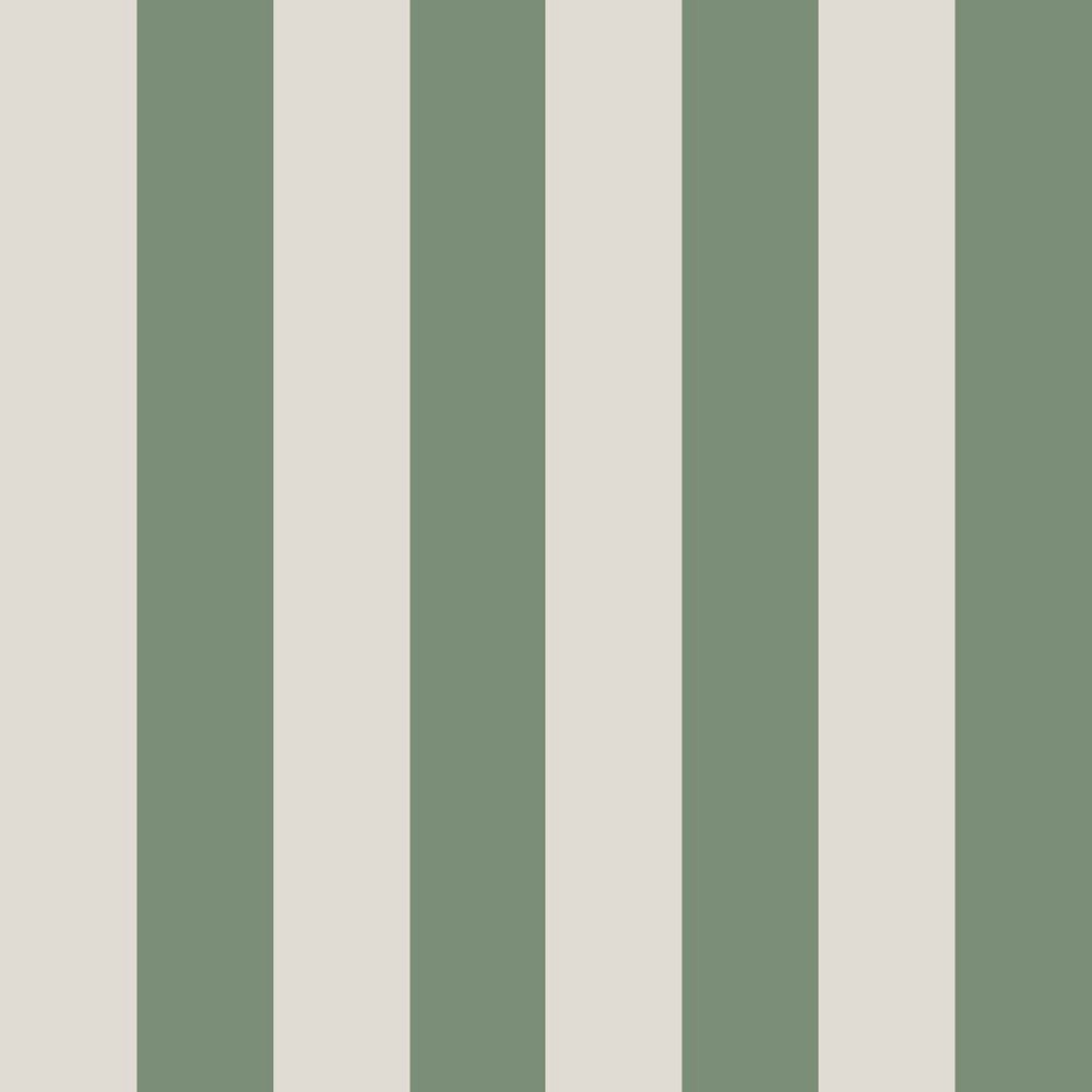 Dekornik, wallpaper Retro Stripes Green 