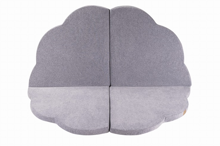 Meow, flexible play mat Cloud, light grey 
