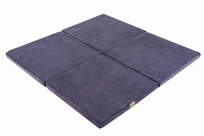 Meow, flexible play mat Square, blue-grey