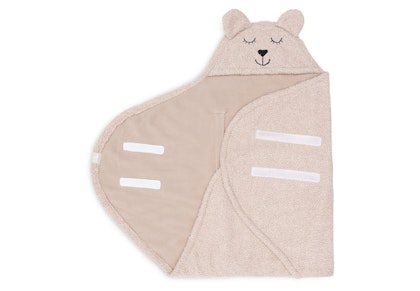 Jollein, omlott babywrap åkpåse Bear boucle, wild rose