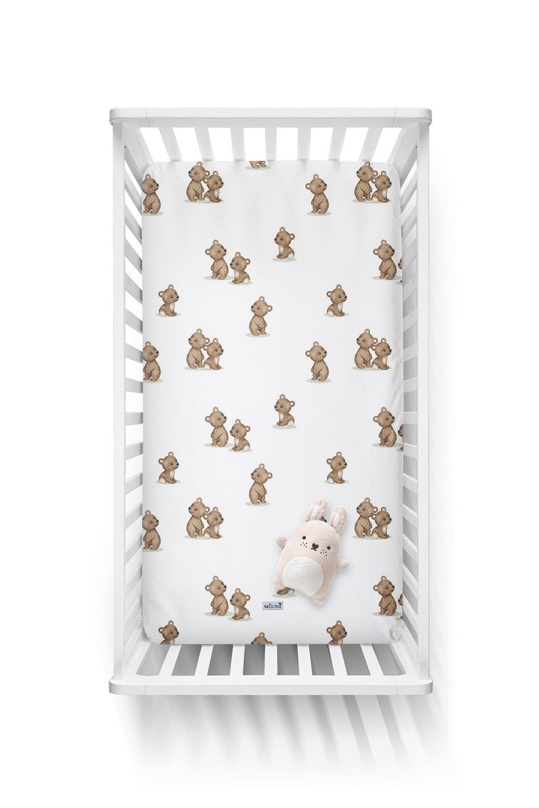 Fitted sheet for junior bed, Petit Ours 