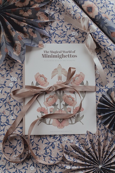 Mrs Mighetto, målarbok The magical world of Minimighettos 