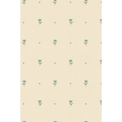 Mrs Mighetto, wallpaper Tulips for Belle, Blue