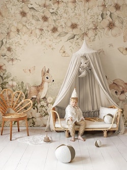 Mrs Mighetto, tapet mural The Floral Glade