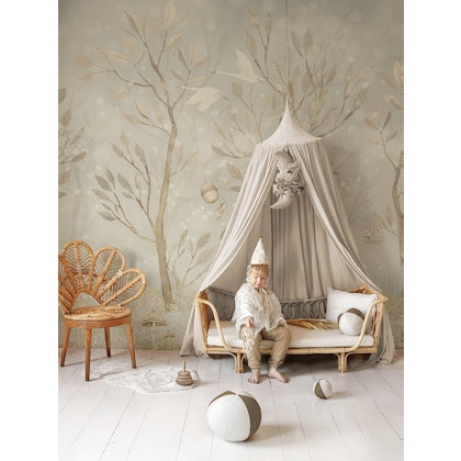 Mrs Mighetto, wallpaper Acorn Forest Night