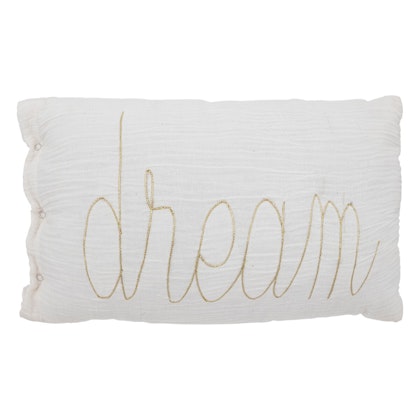 White rectangular pillow, Dream