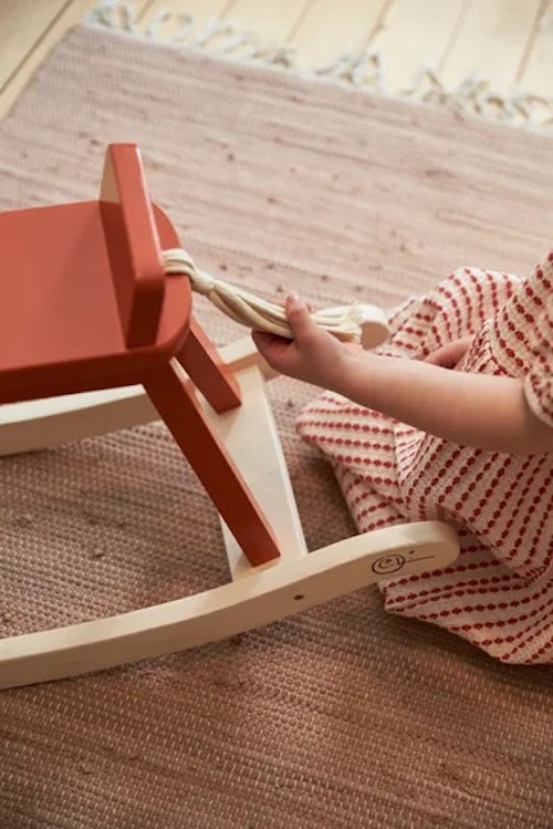 Kids Concept, rocking horse Carl Larsson, red-orange