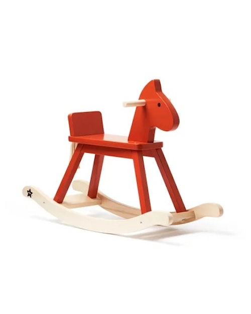 Kids Concept, rocking horse Carl Larsson, red-orange