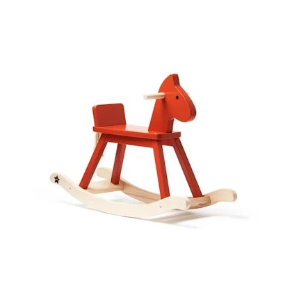 Kids Concept, rocking horse Carl Larsson, red-orange