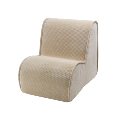 Meow, corduroy armchair for the children´'s room, sand