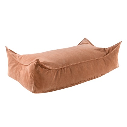 Meow, corduroy pouf mattress, brick