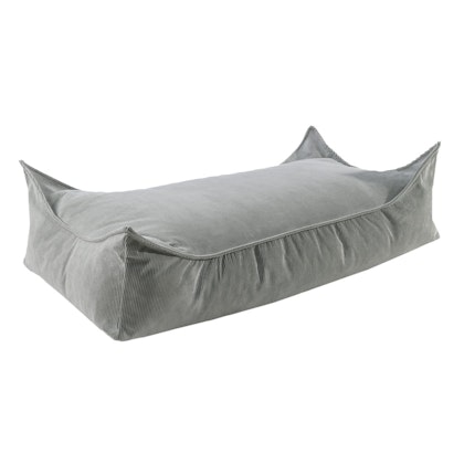 Meow, corduroy pouf mattress, grey