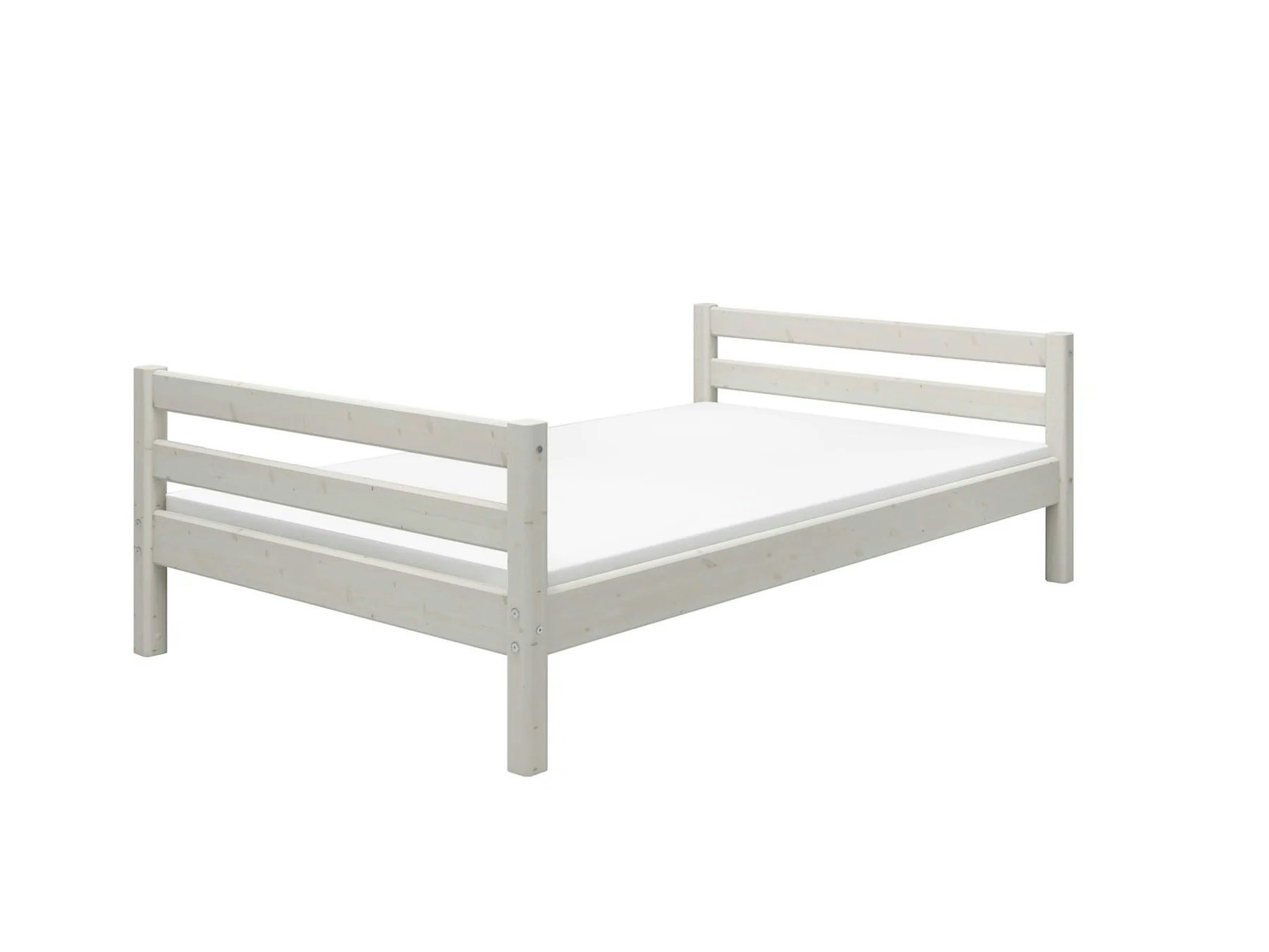Flexa, children's bed 120x200 cm Classic, white 