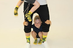 Yellow Camo Kids Sock - strumpor för barn