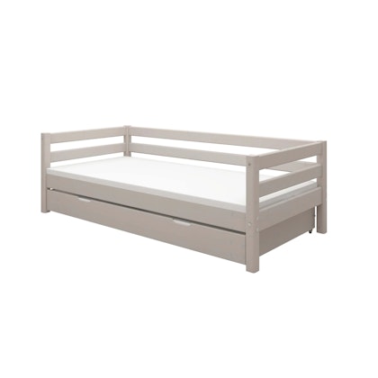 Flexa, barnsäng med utdragbar säng 90x200 cm Classic, grå