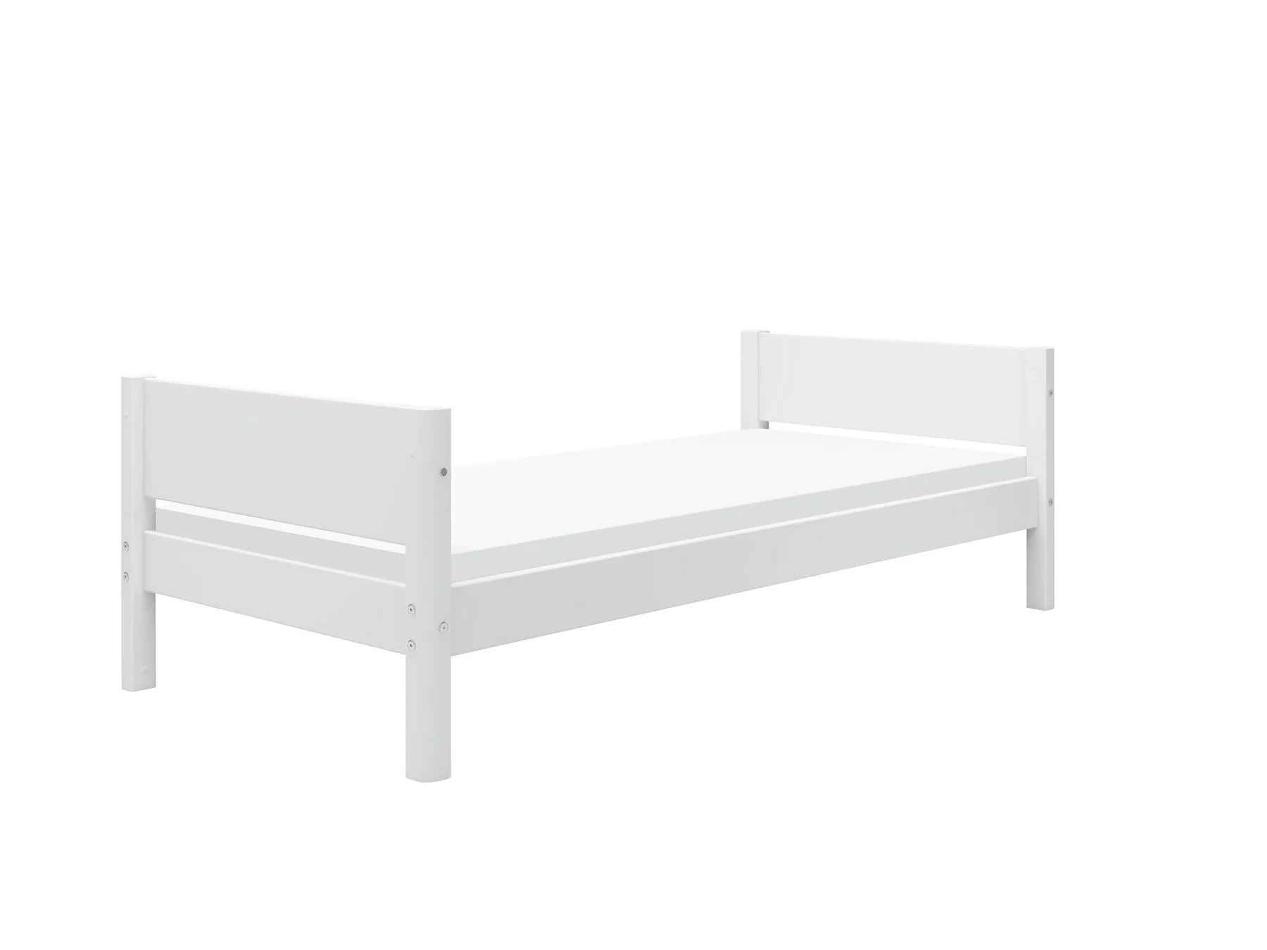 Flexa, children's bed single bed 90x200 cm White 