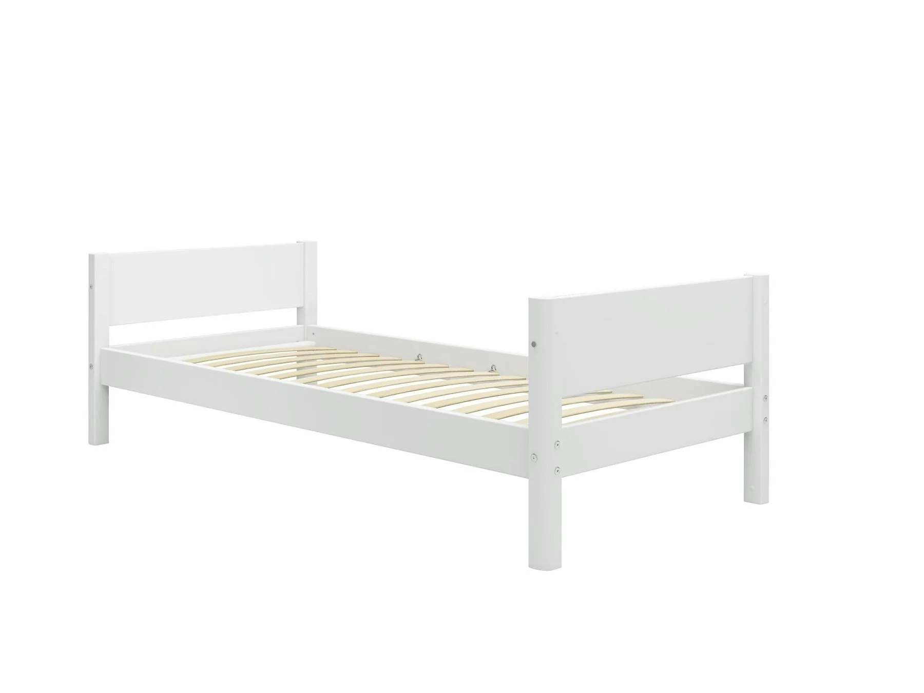 Flexa, children's bed single bed 90x200 cm White 