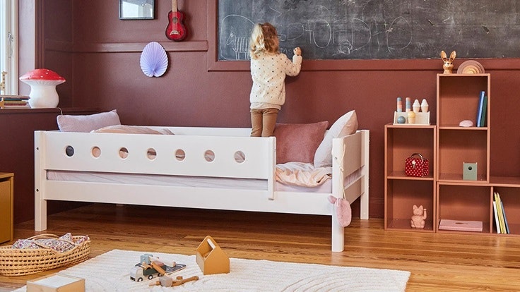 Flexa, children's bed daybed 90x200 cm White 