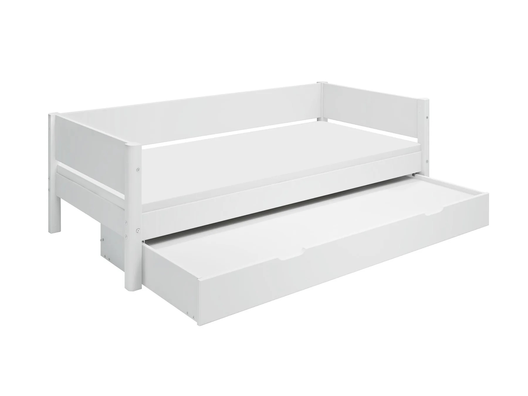 Flexa, barnsäng med utdragbar säng 90x200 cm White 