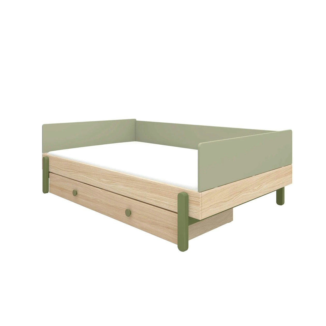 Flexa, junior bed daybed 120x200 cm Popsicle, kiwi oak 