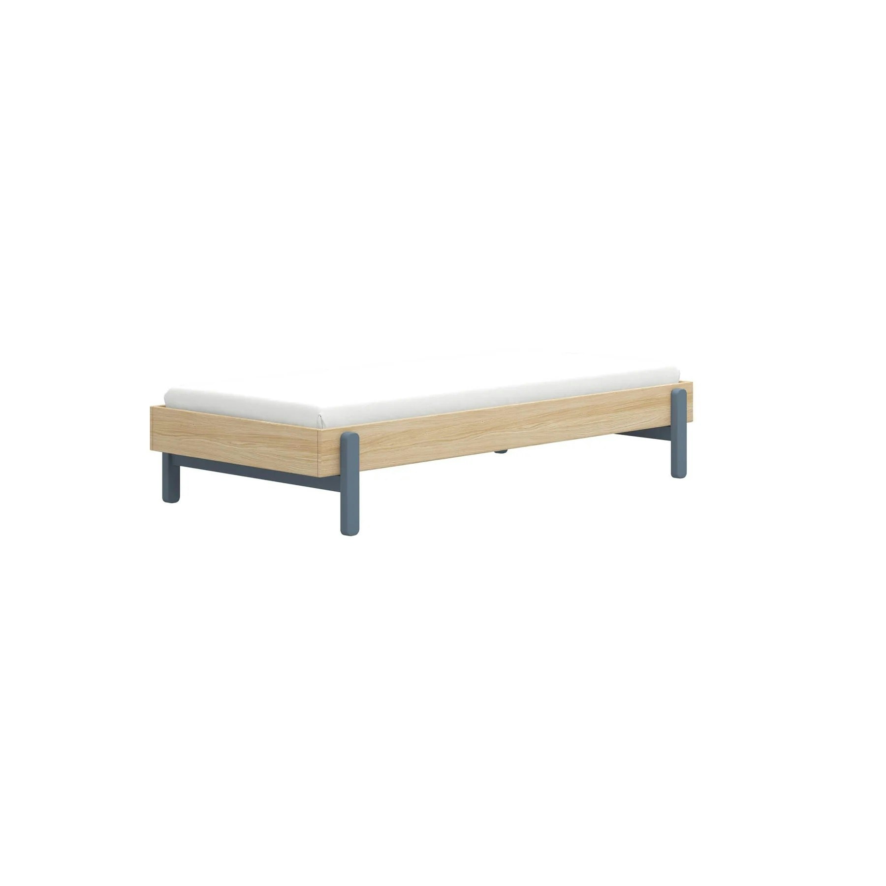 Flexa, children's bed 90x200 cm Popsicle, blueberry oak 