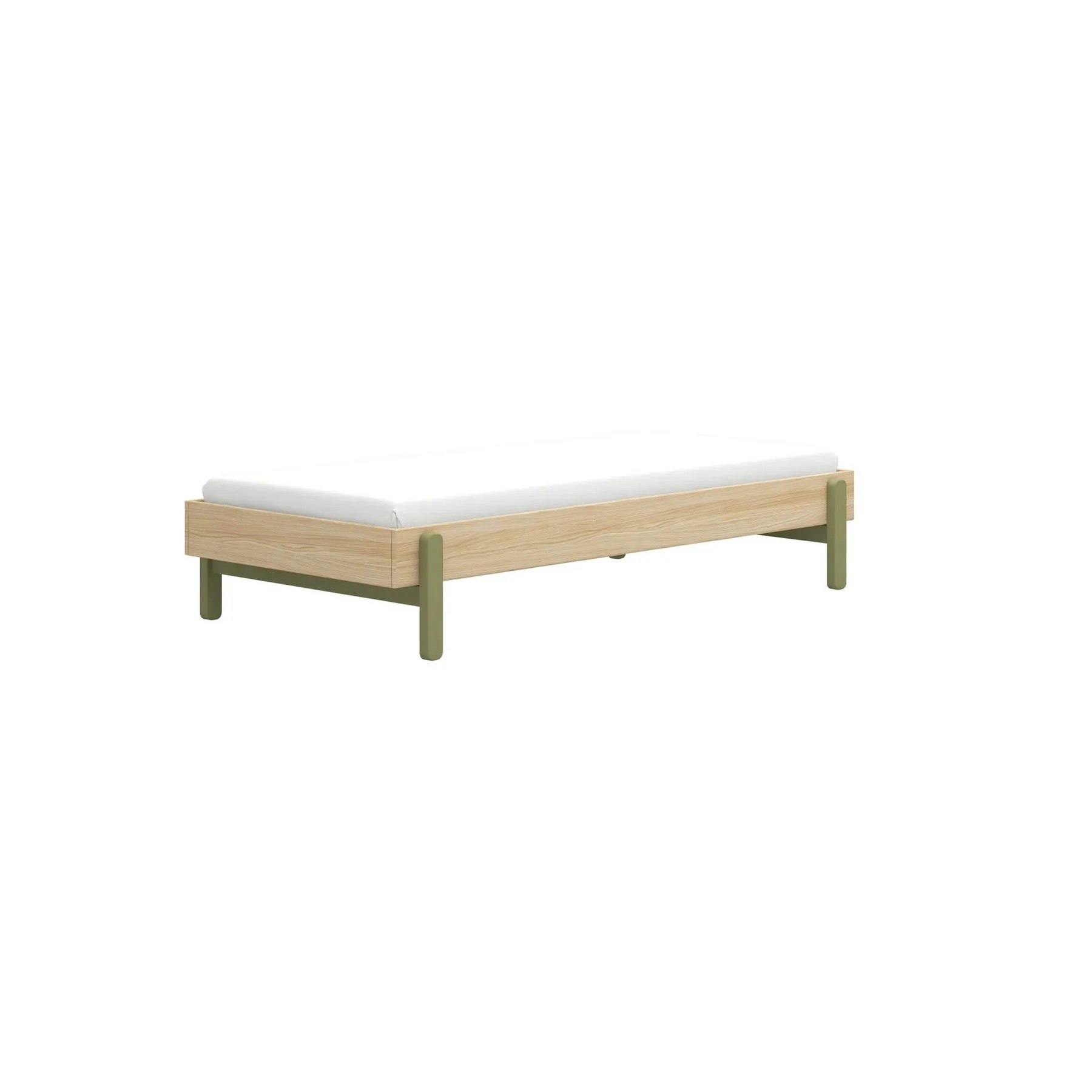 Flexa, children's bed 90x200 cm Popsicle, kiwi oak 