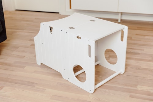 Duck Woodworks, Buildable kitchen helper white