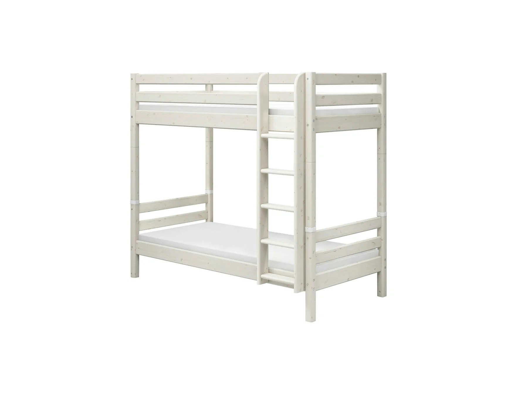 Flexa, high bunk bed Classic 90x200 cm, white 