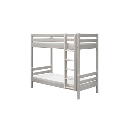 Flexa, high bunk bed Classic 90x200 cm, grey